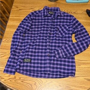Vermont flannel company women large heavy flannel button down